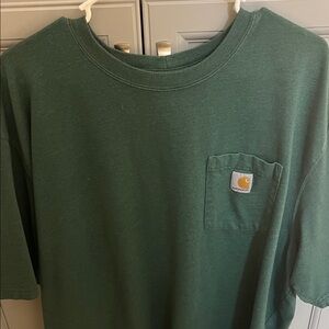 Carhartt Forest Green Tee with Pocket